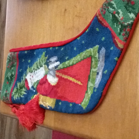 Santa Hooked Christmas Stocking Tabi - Picture 1 of 4